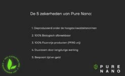 PURE NANO Glas - Nano Coating Voor 5 Jaar Heldere Ramen Met Minder Schoonmaakwerk - 250 Ml -Winkel Voor Schoonmaakartikelen 1200x730