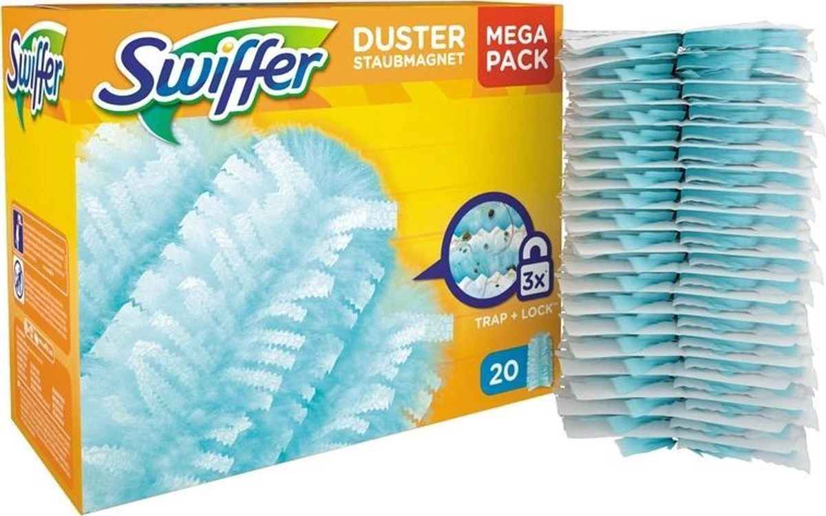 Swiffer Duster - 20 Navullingen - Stofdoekjes 3 Swiffer Duster - 20 Navullingen - Stofdoekjes - Afbeelding 3