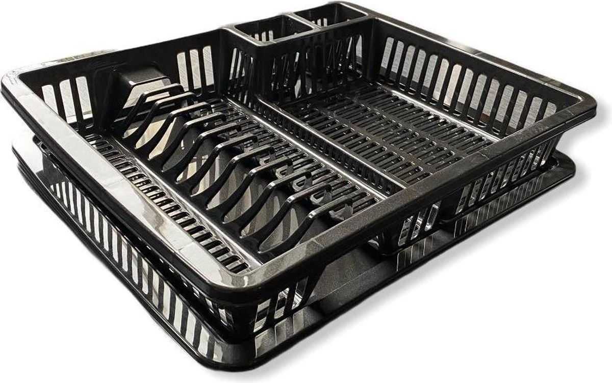 Afdruiprek Met Lekbak 2-delig + Gratis Schuurspons | Afdruiprek Voor Afwas | Afdruiprek | 1 Afdruiprek Met Lekbak 2-delig + Gratis Schuurspons | Afdruiprek Voor Afwas | Afdruiprek |