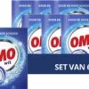 Omo Wit Waspoeder - 6 X 14 Wasbeurten - Voordeelverpakking