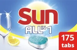 SUN® Sun All-In-1 Citroen Vaatwastabletten - 7 X 24 Tabletten - Voordeelverpakking 17 SUN® Sun All-In-1 Citroen Vaatwastabletten - 7 X 24 Tabletten - Voordeelverpakking -Winkel Voor Schoonmaakartikelen 1200x786 3