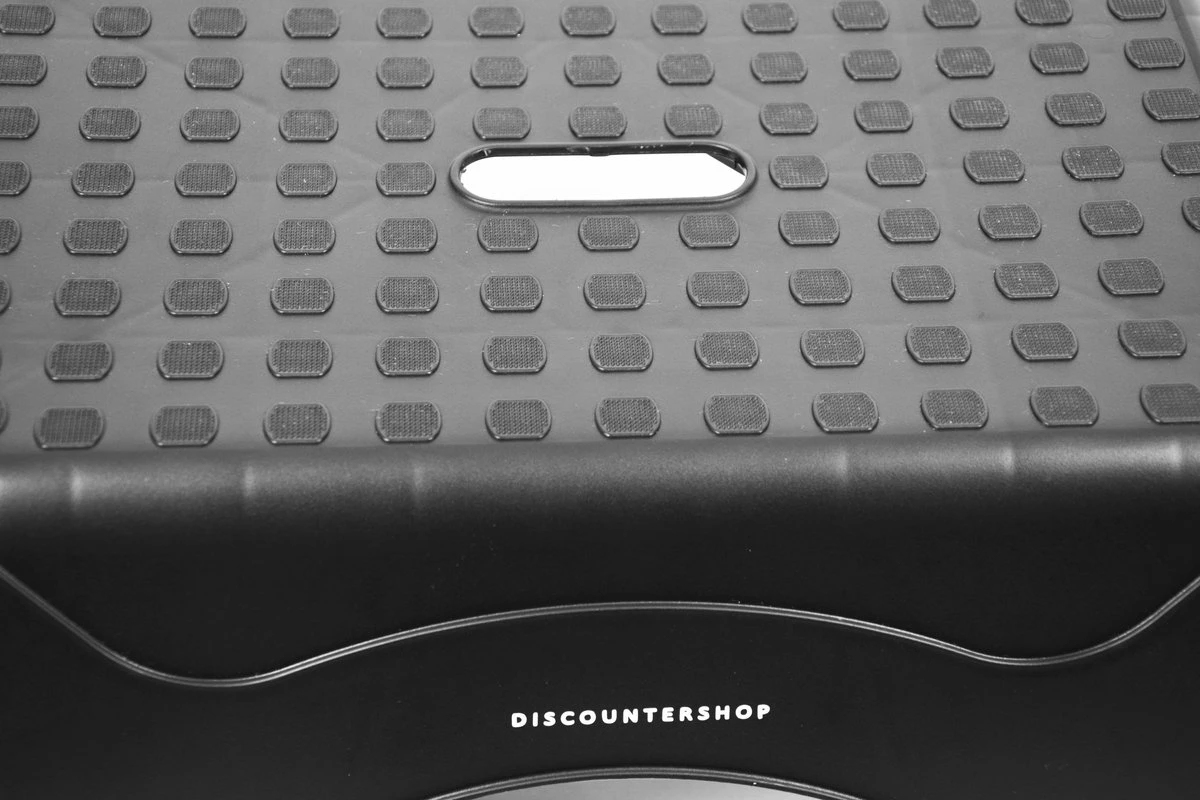 Opstapkrukje Max. Belastbaar Gewicht 150 KG Opstapkrukje - Opstapje/trappetje Zwart Met Anti-slip -150 Kg - Oppervlak 45 X 31.5 Cm 4 Opstapkrukje Max. Belastbaar Gewicht 150 KG Opstapkrukje - Opstapje/trappetje Zwart Met Anti-slip -150 Kg - Oppervlak 45 X 31.5 Cm - Afbeelding 4