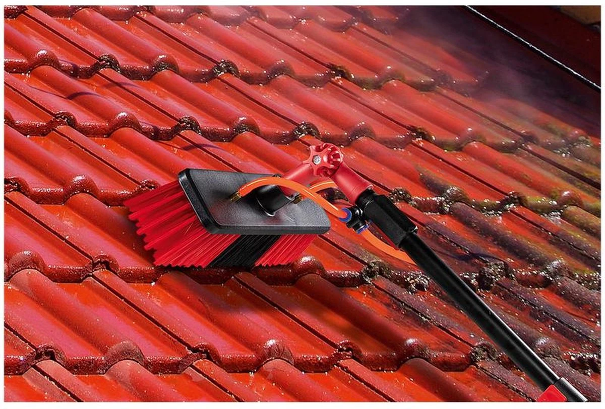 Telescoopsteel Met Borstel 6 Delige Set – Telescoop Met Borstel - Telescoopsteel Ramenwassen – Uitschuifbaar Tot 4,6 Meter - Met Zeepdispenser 4 Telescoopsteel Met Borstel 6 Delige Set – Telescoop Met Borstel - Telescoopsteel Ramenwassen – Uitschuifbaar Tot 4,6 Meter - Met Zeepdispenser - Afbeelding 4