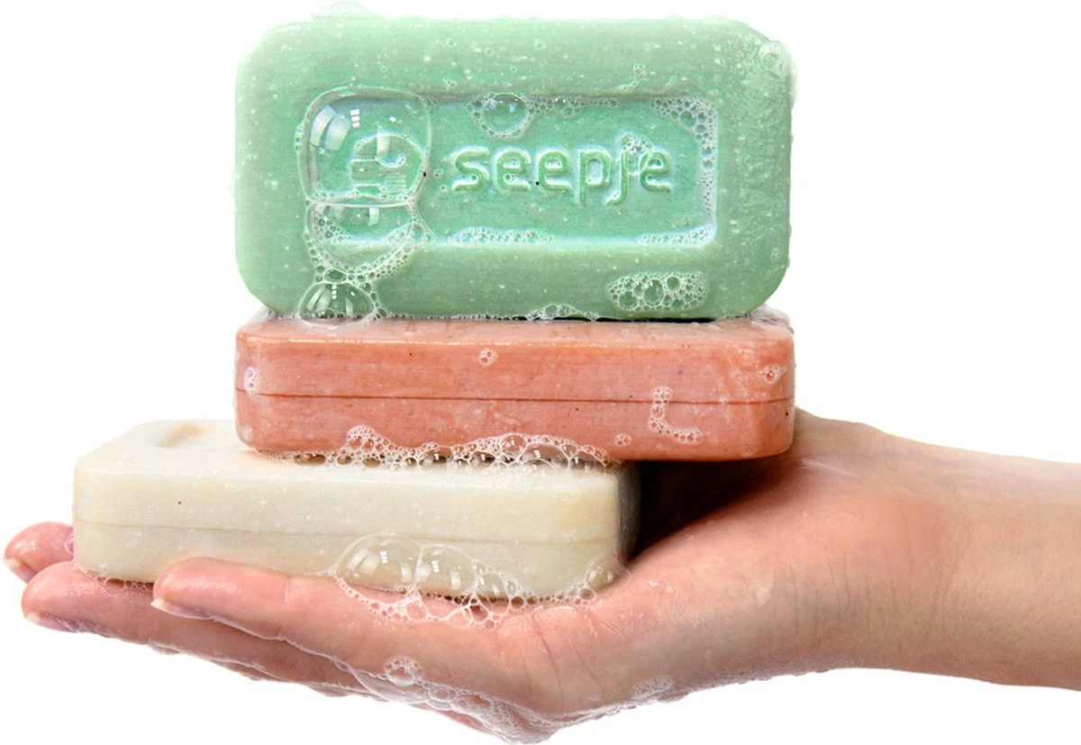 Seepje Zeepvariatie - Hand- En Lichaamszeep - Waszeep - Afwaszeep - Natuurlijke Ingredienten - 0% Plastic 6 Seepje Zeepvariatie - Hand- En Lichaamszeep - Waszeep - Afwaszeep - Natuurlijke Ingredienten - 0% Plastic - Afbeelding 6