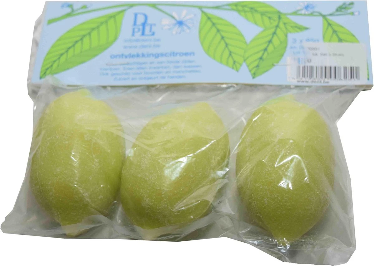 Citroentje Vlekkenzeep - Set 3 Stuks 1 Citroentje Vlekkenzeep - Set 3 Stuks