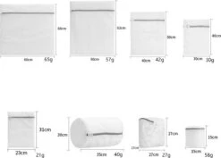 Product Depot Waszakken Voor Wasgoed - Waszak - Waszakje Lingerie - Wastas - Set Van 8 12 Product Depot Waszakken Voor Wasgoed - Waszak - Waszakje Lingerie - Wastas - Set Van 8 -Winkel Voor Schoonmaakartikelen 1200x858