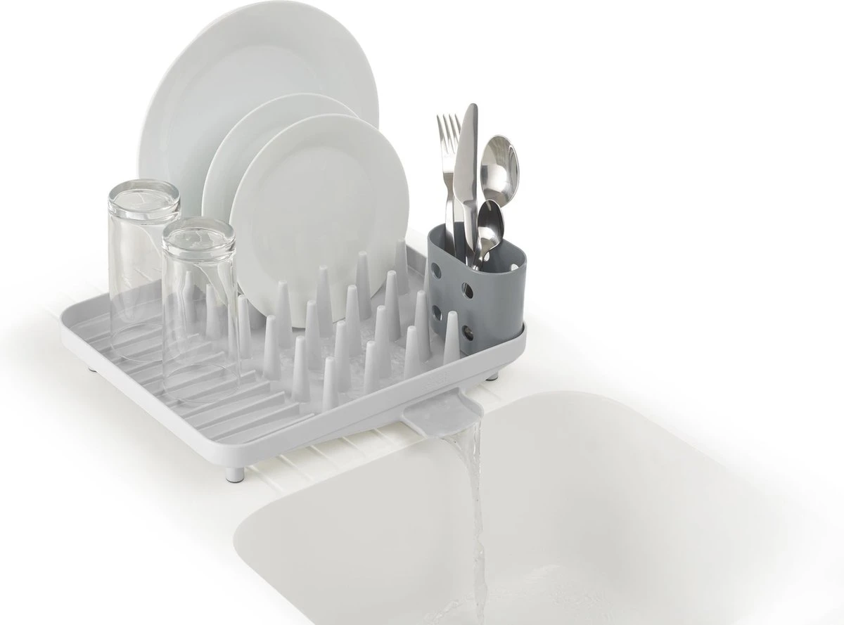 Joseph Joseph Duo Afdruiprek - Compact - Grijs 5 Joseph Joseph Duo Afdruiprek - Compact - Grijs - Afbeelding 5