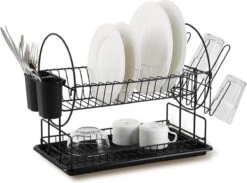 Maestro - Afdruiprek 2 Bestekrekken Wateropvangbak - 50cm