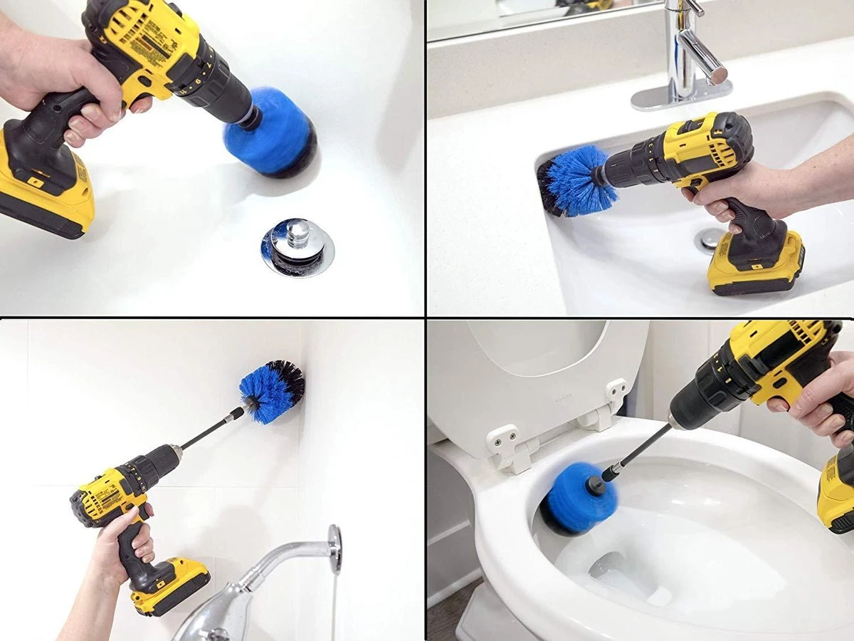 Merkloos 3 Delige Borstelset Voor Boormachine, Opzetstuk Voor Boormachine, Reinigingsborstels, Boorborstels 6 Merkloos 3 Delige Borstelset Voor Boormachine, Opzetstuk Voor Boormachine, Reinigingsborstels, Boorborstels - Afbeelding 6