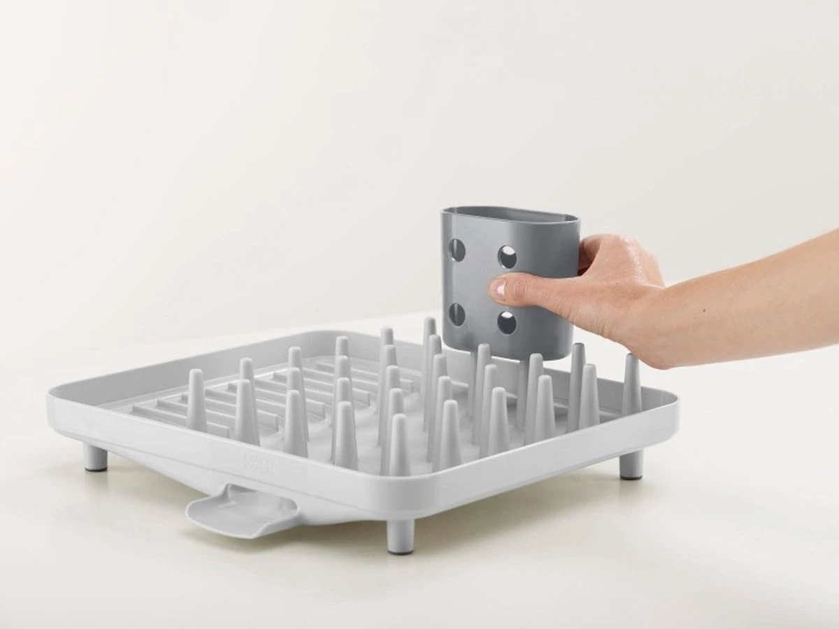 Joseph Joseph Duo Afdruiprek - Compact - Grijs 2 Joseph Joseph Duo Afdruiprek - Compact - Grijs - Afbeelding 2