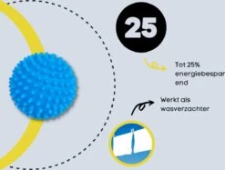 Merkloos 4x Wasdrogerballen - Drogerballen - Wasdroger Droogballen – Wasbol – Was Bal - Wasballen – Wasdroger - Ballen -Winkel Voor Schoonmaakartikelen 1200x907