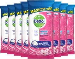 Dettol - Schoonmaakdoekjes - Power & Fresh - Kersenbloesem - 80 Stuks X8 10 Dettol - Schoonmaakdoekjes - Power & Fresh - Kersenbloesem - 80 Stuks X8 -Winkel Voor Schoonmaakartikelen 1200x942