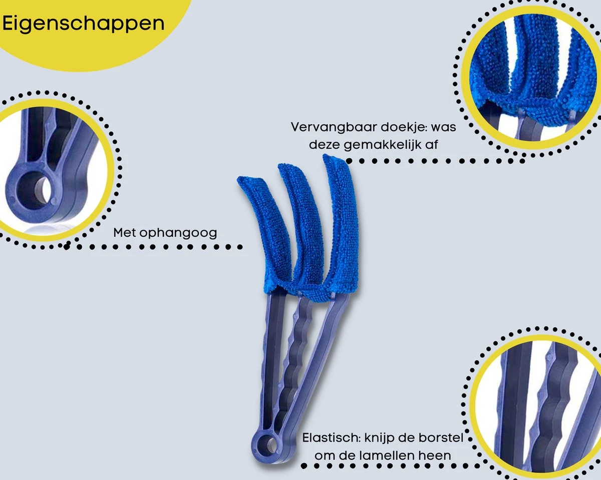 Merkloos Jaloezie Reiniger Plumeau - Jaloezie Stoffer - Lamellen Reiniger - Stof Verwijderen - Lamellen Stofvrij 3 Merkloos Jaloezie Reiniger Plumeau - Jaloezie Stoffer - Lamellen Reiniger - Stof Verwijderen - Lamellen Stofvrij - Afbeelding 3
