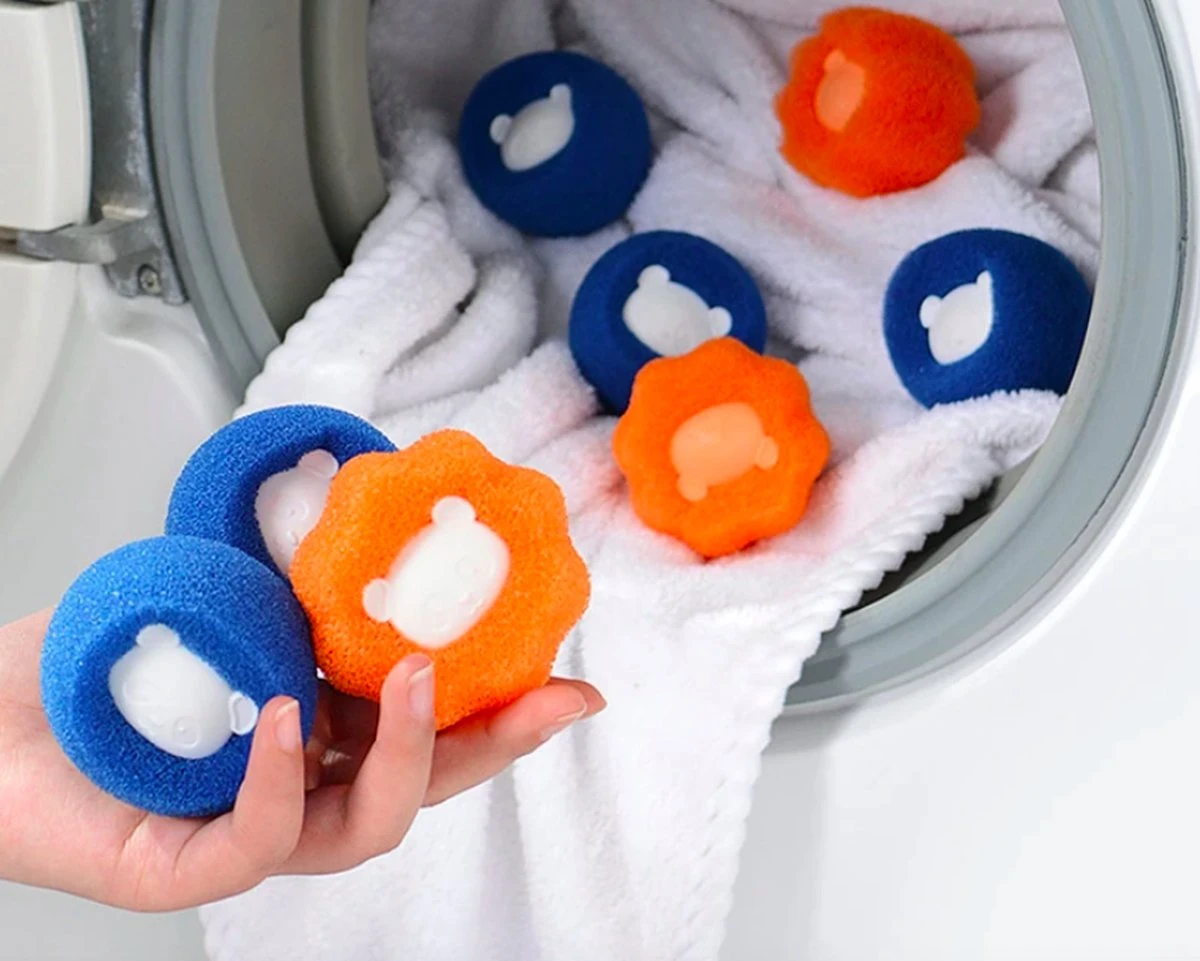 Merkloos Wasbol - Kat - Haarverwijderaar Voor Huisdieren - Haarverwijderaar - Wasbollen Voor Wasmachine - Wasbollen - 6 Stuks - Drogerballen. 2 Merkloos Wasbol - Kat - Haarverwijderaar Voor Huisdieren - Haarverwijderaar - Wasbollen Voor Wasmachine - Wasbollen - 6 Stuks - Drogerballen. - Afbeelding 2