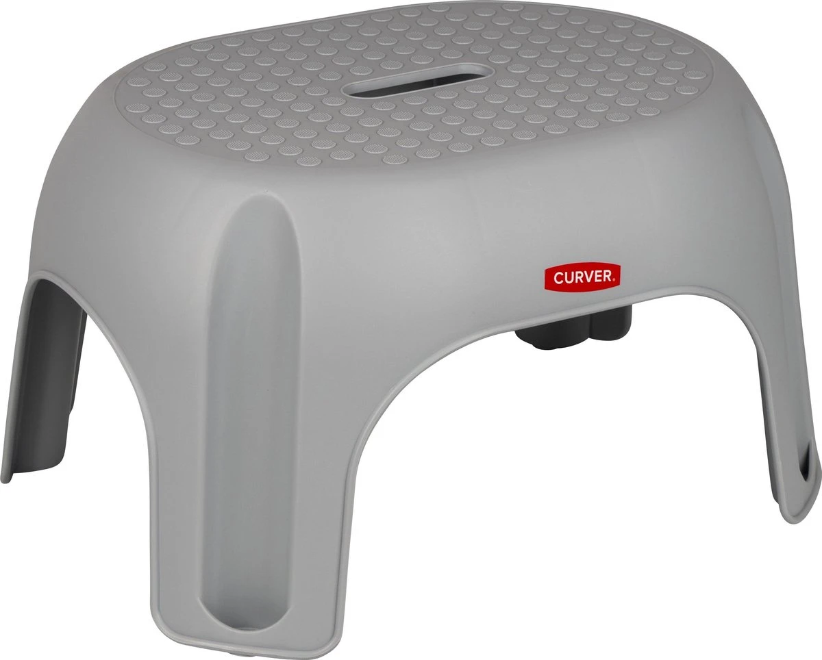 Curver One Step Opstapje Lichtgrijs 1 Curver One Step Opstapje Lichtgrijs
