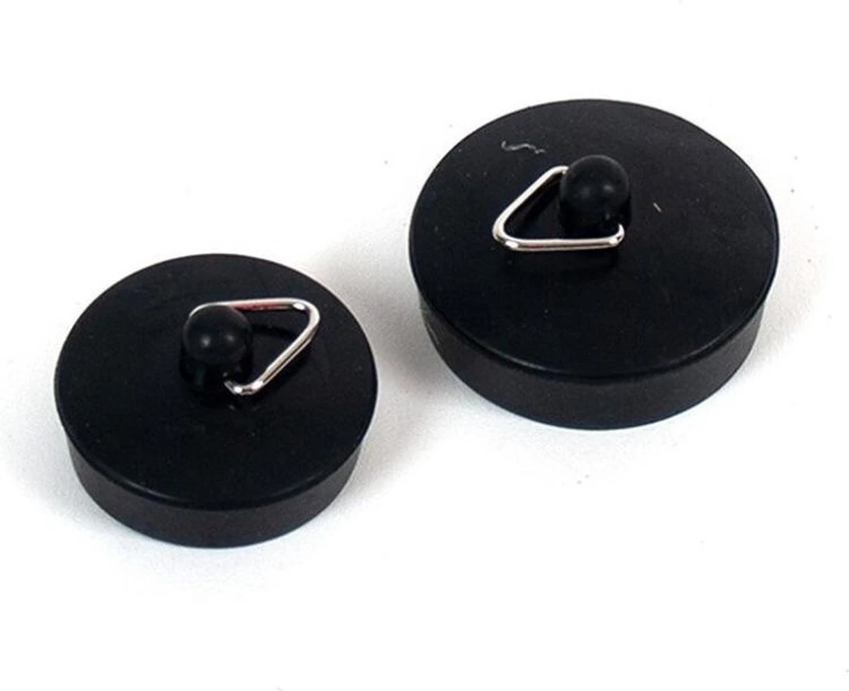 Merkloos Aanrecht Wasbak/wastafel Gootsteen Afsluitdoppen 4x Stuks Kunststof/rubber Zwart - In Een 2 Formaten Mix 1 Merkloos Aanrecht Wasbak/wastafel Gootsteen Afsluitdoppen 4x Stuks Kunststof/rubber Zwart - In Een 2 Formaten Mix
