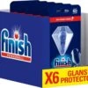 Finish Glans Protector Vaatwasmiddel - 300 Wasbeurten - 6 Stuks