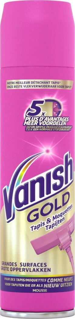 Vanish Gold Mousse Voor Tapijt Vlekkenverwijderaar - 600 Ml 11 Vanish Gold Mousse Voor Tapijt Vlekkenverwijderaar - 600 Ml -Winkel Voor Schoonmaakartikelen 284x1200