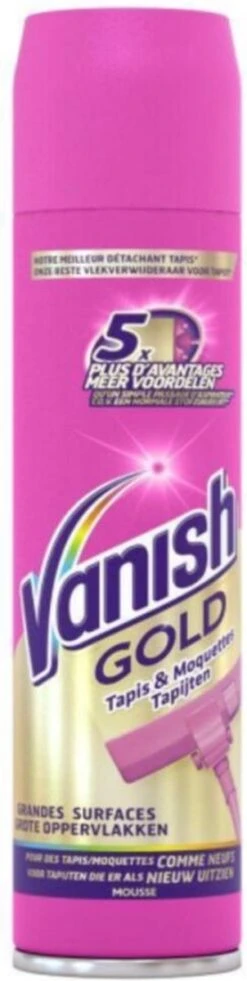 Vanish Gold Mousse Voor Tapijt Vlekkenverwijderaar - 600 Ml 8 Vanish Gold Mousse Voor Tapijt Vlekkenverwijderaar - 600 Ml -Winkel Voor Schoonmaakartikelen 302x1200