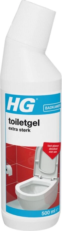 HG Toiletgel Extra Sterk - 500ml - Verwijdert De Hardnekkigste Aanslag - Tast Niet Glazuur, Roestvrijstaal En Chroom Niet Aan - Biologisch Afbreekbaar -Winkel Voor Schoonmaakartikelen 326x1200