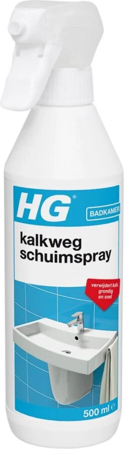 HG Kalkweg Schuimspray - 500ml - 100% Glans - Verwijdert En Voorkomt Kalk - Biologisch Afbreekbaar -Winkel Voor Schoonmaakartikelen 331x1200 2