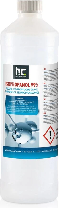Isopropyl Alcohol - Isopropanol - IPA - Isopropyl - 99,9% Zuiver - 1000ml - Inclusief Trechter 9 Isopropyl Alcohol - Isopropanol - IPA - Isopropyl - 99,9% Zuiver - 1000ml - Inclusief Trechter -Winkel Voor Schoonmaakartikelen 341x1200 1