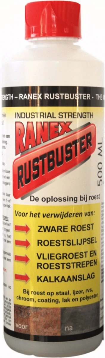 Ranex Rustbuster - Roestverwijderaar 1 Liter 9 Ranex Rustbuster - Roestverwijderaar 1 Liter - Afbeelding 9