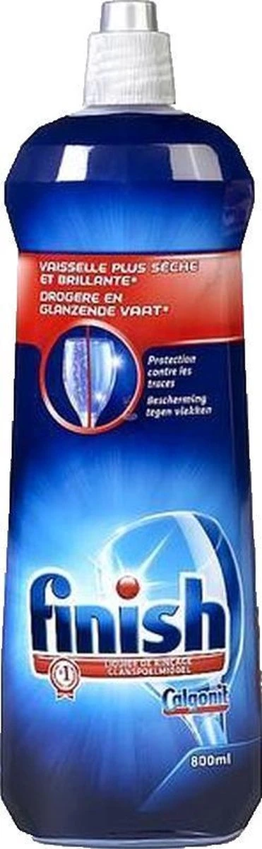 Finish - Glansspoelmiddel Vaatwas - Regular - 4 X 800 Ml - Voordeelverpakking 2 Finish - Glansspoelmiddel Vaatwas - Regular - 4 X 800 Ml - Voordeelverpakking - Afbeelding 2