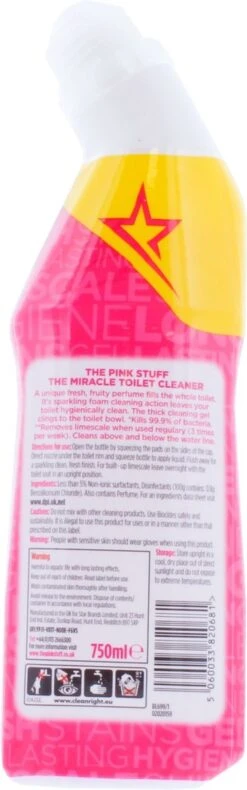 The Pink Stuff The Miracle Toilet Cleaner - Toiletreiniger - 750ml 10 The Pink Stuff The Miracle Toilet Cleaner - Toiletreiniger - 750ml -Winkel Voor Schoonmaakartikelen 375x1200 2