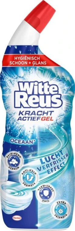 Witte Reus Toiletreiniger - Kracht Actief Gel Oceaan - Voordeelverpakking 10 X 700ml 10 Witte Reus Toiletreiniger - Kracht Actief Gel Oceaan - Voordeelverpakking 10 X 700ml -Winkel Voor Schoonmaakartikelen 393x1200 2