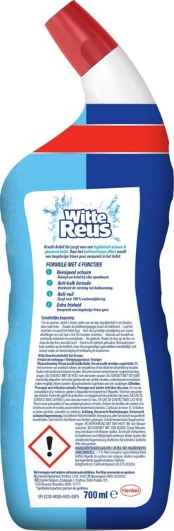 Witte Reus Toiletreiniger - Kracht Actief Gel Oceaan - Voordeelverpakking 10 X 700ml 14 Witte Reus Toiletreiniger - Kracht Actief Gel Oceaan - Voordeelverpakking 10 X 700ml -Winkel Voor Schoonmaakartikelen 393x1200 3
