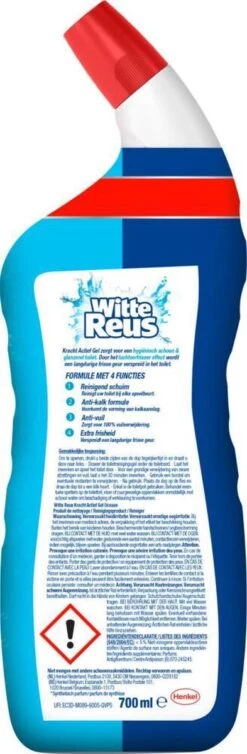 Witte Reus Toiletreiniger - Kracht Actief Gel Oceaan - Voordeelverpakking 10 X 700ml 15 Witte Reus Toiletreiniger - Kracht Actief Gel Oceaan - Voordeelverpakking 10 X 700ml -Winkel Voor Schoonmaakartikelen 393x1200 4