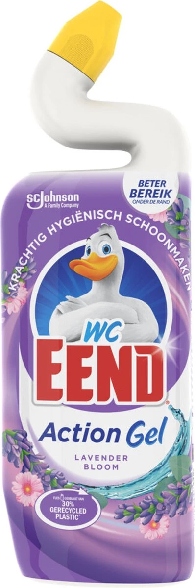 6x WC Eend Toiletreiniger Lavendel Fresh 750 Ml 2 6x WC Eend Toiletreiniger Lavendel Fresh 750 Ml - Afbeelding 2