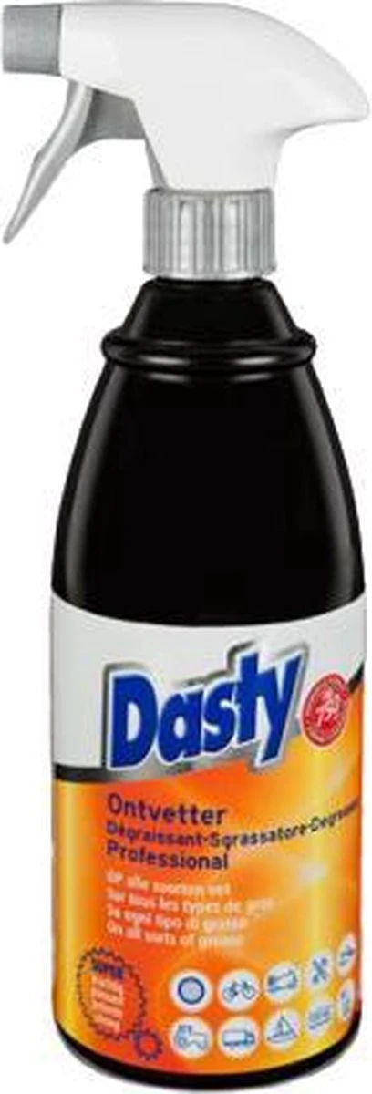 Dasty Professional Ontvetter | Superkrachtige Ontvetter | Dégraissant |Insectenverwijderpaar | Krachtig Tegen Vet En Smeerolie | 750 ML 1 Dasty Professional Ontvetter | Superkrachtige Ontvetter | Dégraissant |Insectenverwijderpaar | Krachtig Tegen Vet En Smeerolie | 750 ML