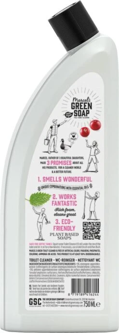 Marcel's Green Soap Toiletreiniger Patchouli & Cranberry - 6 X 750 Ml -Winkel Voor Schoonmaakartikelen 431x1200