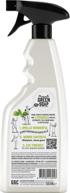 Marcel's Green Soap Allesreiniger Spray Basilicum & Vertivert Gras - 6 X 500 Ml -Winkel Voor Schoonmaakartikelen 436x1200 2