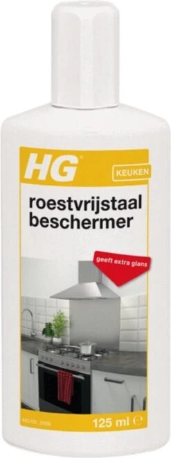 HG Roestvrijstaal Beschermer - 125ml - Snel En Eenvoudig - Laat RVS Weer Glanzen -Winkel Voor Schoonmaakartikelen 450x1200 3
