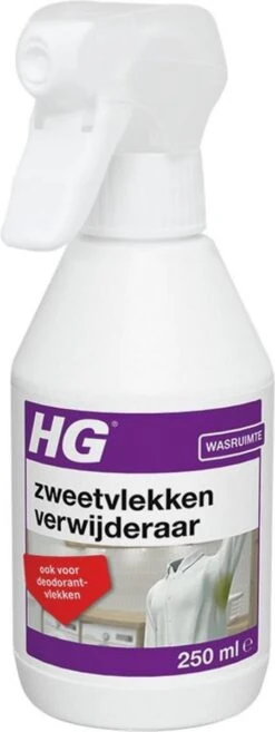 HG Zweetvlekkenverwijderaar - 250ml - Effectief Tegen Zweet- En Deodorantvlekken - Geschikt Voor Wit En Gekleurd Textiel 7 HG Zweetvlekkenverwijderaar - 250ml - Effectief Tegen Zweet- En Deodorantvlekken - Geschikt Voor Wit En Gekleurd Textiel -Winkel Voor Schoonmaakartikelen 451x1200