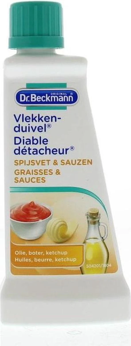 Dr. Beckmann Vlekkenduivel Spijsvet & Sauzen 50 Ml 4 Dr. Beckmann Vlekkenduivel Spijsvet & Sauzen 50 Ml - Afbeelding 4