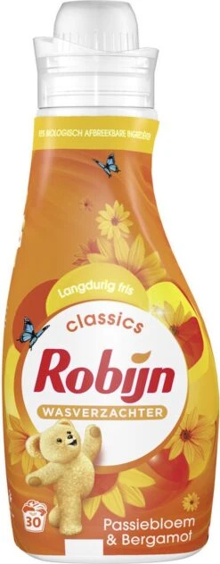 Robijn Classics Passiebloem & Bergamot Wasverzachter - 8 X 30 Wasbeurten - Voordeelverpakking 19 Robijn Classics Passiebloem & Bergamot Wasverzachter - 8 X 30 Wasbeurten - Voordeelverpakking -Winkel Voor Schoonmaakartikelen 469x1200 1