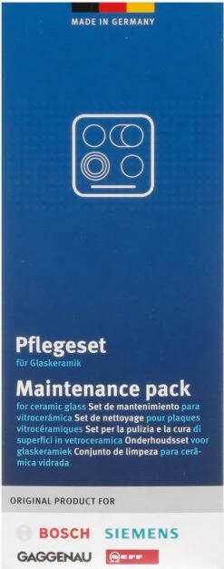Bosch / Siemens Kookplaat Onderhoudsset - Onderhoudsset Voor Keramische Oppervlakken 10 Bosch / Siemens Kookplaat Onderhoudsset - Onderhoudsset Voor Keramische Oppervlakken -Winkel Voor Schoonmaakartikelen 473x1200