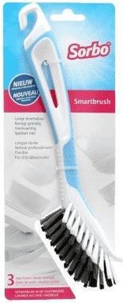 Set Van 2 Sorbo Smartbrush Afwasborstels Blauw/wit - Afwassen Afwasborstel - Huishoudelijke Keukenaccessoires 3 Set Van 2 Sorbo Smartbrush Afwasborstels Blauw/wit - Afwassen Afwasborstel - Huishoudelijke Keukenaccessoires - Afbeelding 3