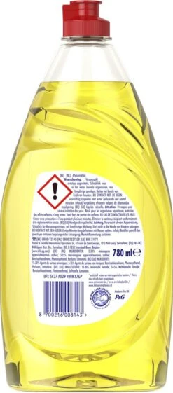 Dreft Platinum - Quickwash - Citroen - Vloeibaar Afwasmiddel - Voordeelverpakking 8 X 780 Ml -Winkel Voor Schoonmaakartikelen 528x1200 4