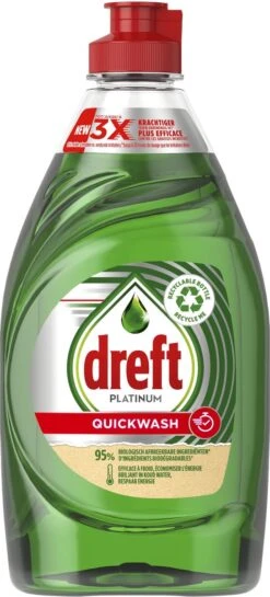 Dreft Platinum - Quickwash - Original - Vloeibaar Afwasmiddel - Voordeelverpakking 10 X 350 Ml -Winkel Voor Schoonmaakartikelen 544x1200