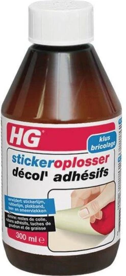 HG Stickerverwijderaar - 300ml - Eenvoudig In Gebruik - 100% Lijmrestenverwijdering 15 HG Stickerverwijderaar - 300ml - Eenvoudig In Gebruik - 100% Lijmrestenverwijdering -Winkel Voor Schoonmaakartikelen 550x1200