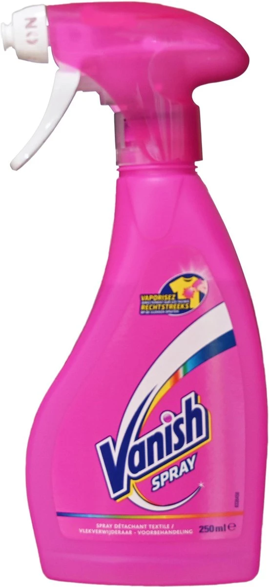Vanish Spray 250 Ml - Vlekverwijderaar - Wasmiddel 3x 250ml 2 Vanish Spray 250 Ml - Vlekverwijderaar - Wasmiddel 3x 250ml - Afbeelding 2