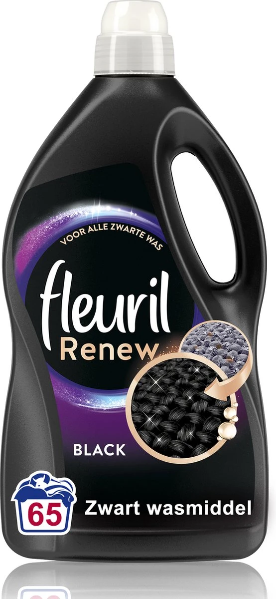 Fleuril Renew Zwart - Vloeibaar Wasmiddel - Voordeelverpakking - 65 Wasbeurten 1 Fleuril Renew Zwart - Vloeibaar Wasmiddel - Voordeelverpakking - 65 Wasbeurten