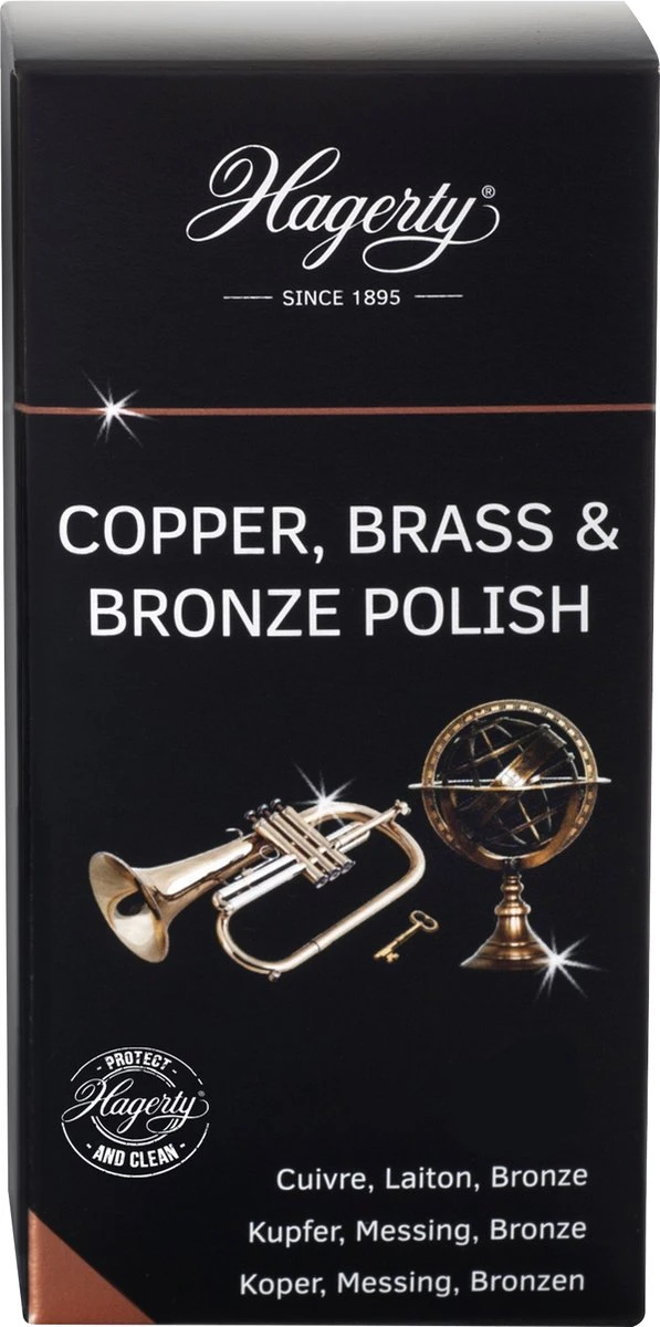 Hagerty Copper, Brass & Bronze Polish - Poetsmiddel Voor Koper, Messing En Brons 250 Ml 1 Hagerty Copper, Brass & Bronze Polish - Poetsmiddel Voor Koper, Messing En Brons 250 Ml