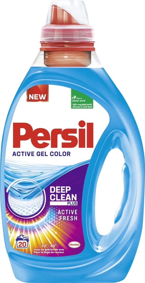 Persil® Persil Active Gel Color - Vloeibaar Wasmiddel - Voordeelverpakking - 6 X 20 Wasbeurten 2 Persil® Persil Active Gel Color - Vloeibaar Wasmiddel - Voordeelverpakking - 6 X 20 Wasbeurten - Afbeelding 2