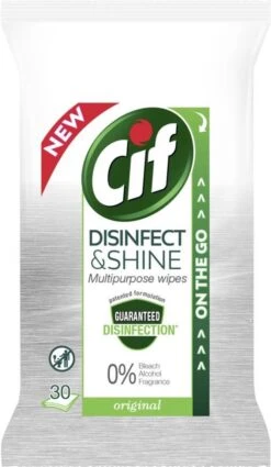 Cif Disinfect & Shine Wipes Original Desinfectie Schoonmaakdoekjes - 12 X 30 Doekjes - Voordeelverpakking 25 Cif Disinfect & Shine Wipes Original Desinfectie Schoonmaakdoekjes - 12 X 30 Doekjes - Voordeelverpakking -Winkel Voor Schoonmaakartikelen 697x1200 1